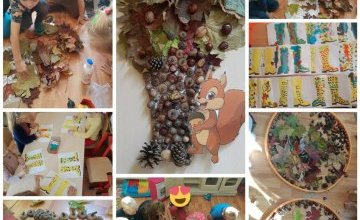 Jesienne zajęcia część dalsza. Grupa Wiewiórki