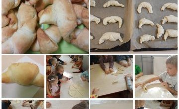 Wiewiórki w roli piekarza