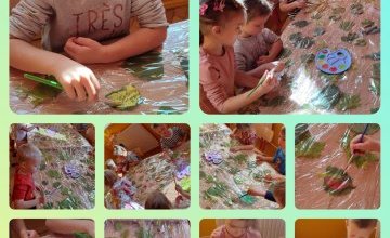 Jesienne liście w grupie Misie