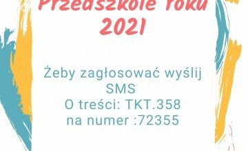 Przedszkole roku 2021.