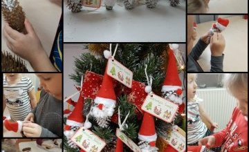 Świąteczne prace. Grupa Wiewiórki