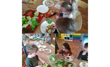 Zdrowe wiosenne kolorowe kanapeczki Biedronek.