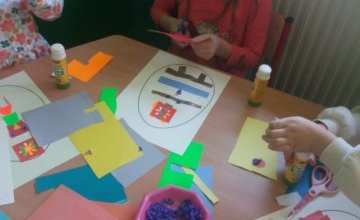 Wielkanocne prace w grupie Motylki.