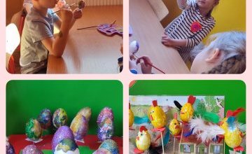 Wielkanocne prace w grupie Misie.