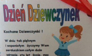 Dzień dziewczynki grupa Motylki.