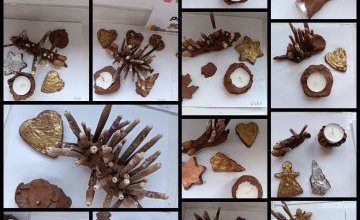 Warsztaty lepienia z gliny.