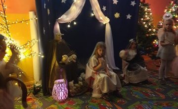 Jasełka w grupie Żabki i Motylki