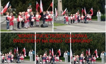 KONSTYTUCJĘ TRZECIOMAJOWĄ ŚWIĘTUJEMY NA BIAŁO CZERWONO