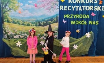 Konkurs recytatorski "Przyroda wokół nas".