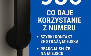 UWAGA MIESZKAŃCY!  TELEFON ALARMOWY 986