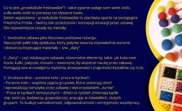 Przedszkole nr 5 w Czeladzi- Przedszkole Freblowskie.