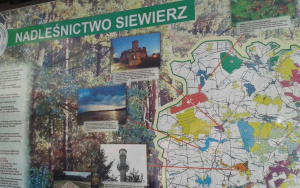 Nadleśnictwo Siewierz - mapa